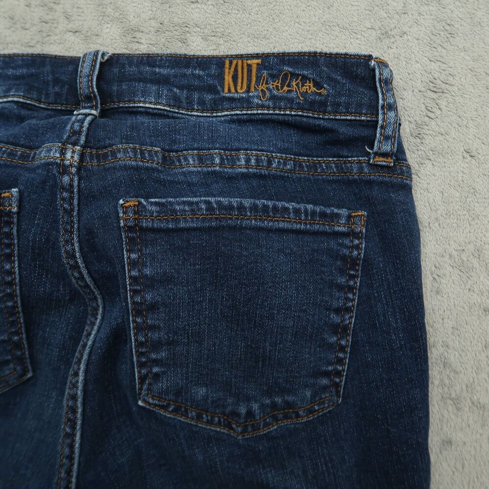 KUT from the Kloth Jeans Women's Size 2 Blue Mid-Rise Katy Boyfriend 29" Inseam - Picture 14 of 16